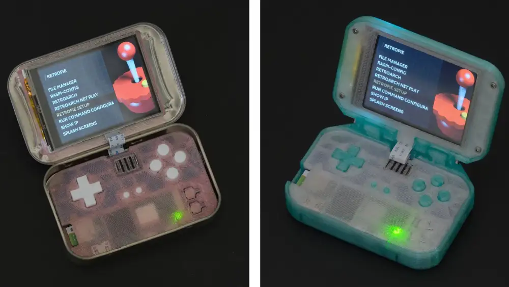 Pi Tin: کنسول دستی رترو با رزبری پای در جعبه Altoids