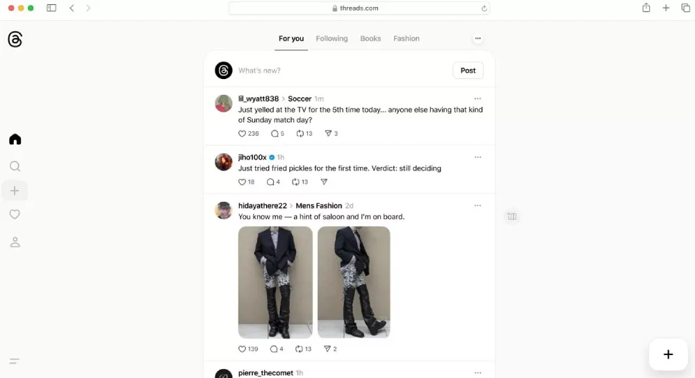 تردز به Threads.com منتقل شد: ویژگی‌های جدید نسخه وب برای رقابت با X