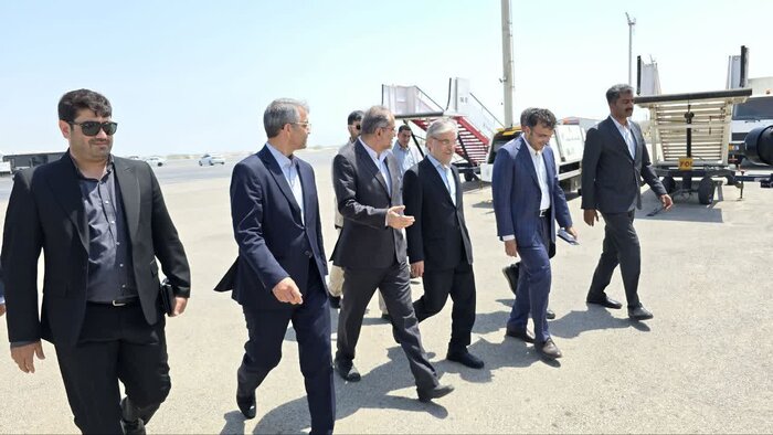 سیمایی با هدف شرکت در گردهمایی «نبض‌ایران،‌خلیج‌فارس» وارد قشم شد