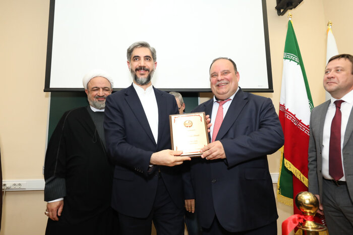 گشایش بیستمین اتاق ایران در دانشگاه‌های روسیه + فیلم