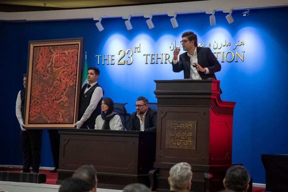 ۴۰ اثر میلیاردی و حسین زنده‌رودی گران‌ترین هنرمند شد