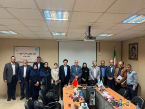 بازدید هیاتی از دانشگاه چین از دانشکده محیط زیست دانشگاه تهران