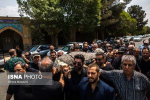 ایسنا - مراسم خاکسپاری امیر سمواتی