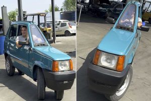 تصویر باریک‌ترین خودروی جهان