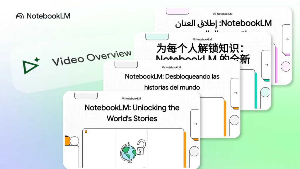 پشتیبانی از فارسی به ابزار Video Overviews در NotebookLM اضافه شد