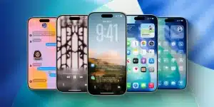 طراحی شیشه مایع iOS 26 اپل بهبود یافت
