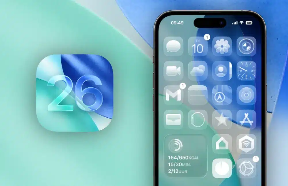 طراحی شیشه مایع iOS 26 اپل بهبود یافت -1