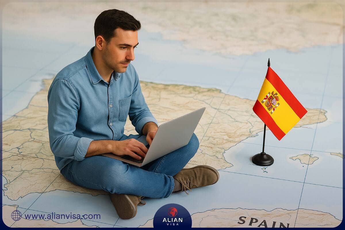 دریافت ویزای دیجیتال نومد اسپانیا