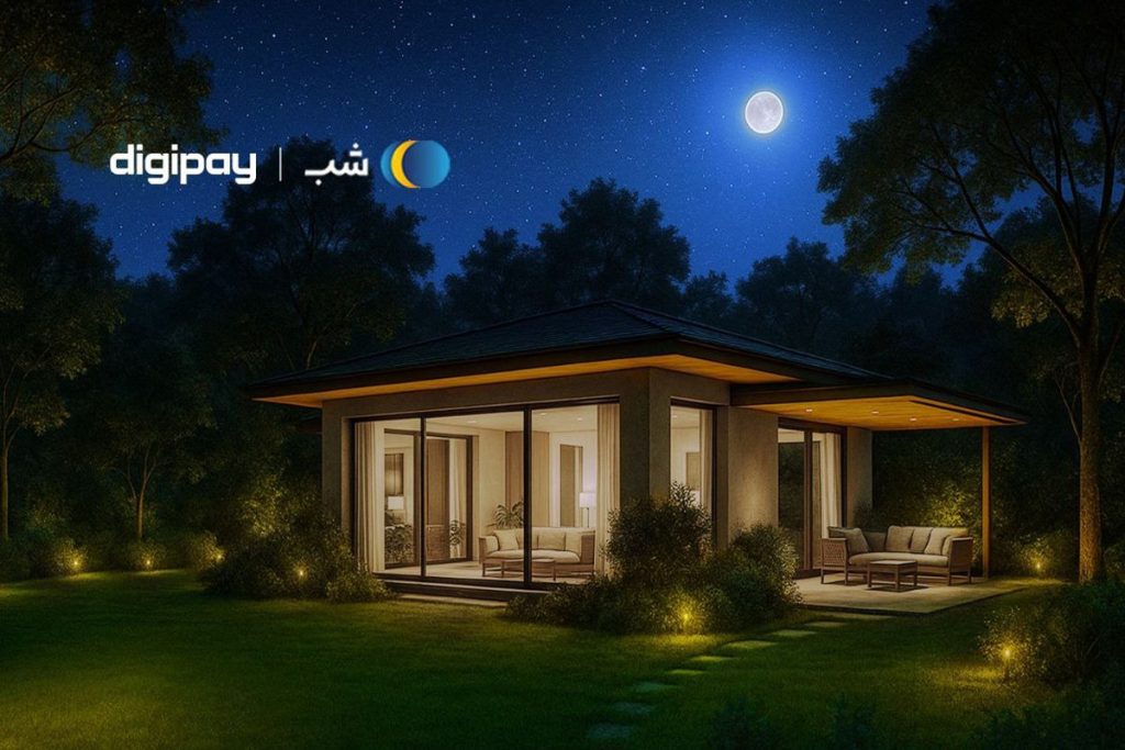 اجاره قسطی ویلا از «شب» با اعتبار دیجی‌پی