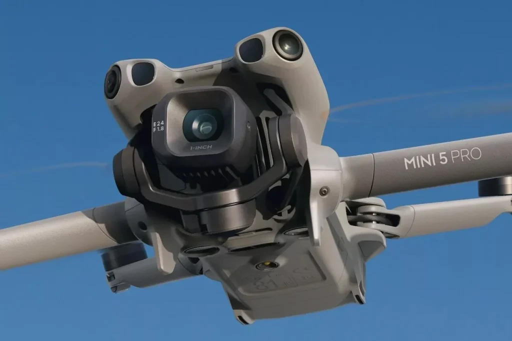 پهپاد DJI Mini 5 Pro معرفی شد؛ ۵۲ دقیقه پرواز با یکبار شارژ