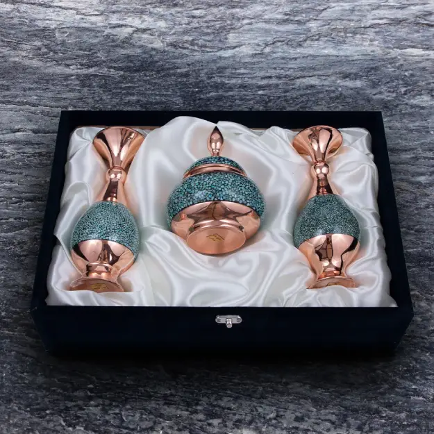 پک-گلدان-و-قندان-مس-و-فیروزه (1)