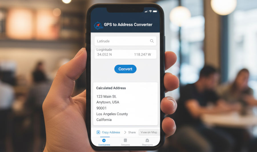 تبدیل موقعیت مکانی GPS به آدرس