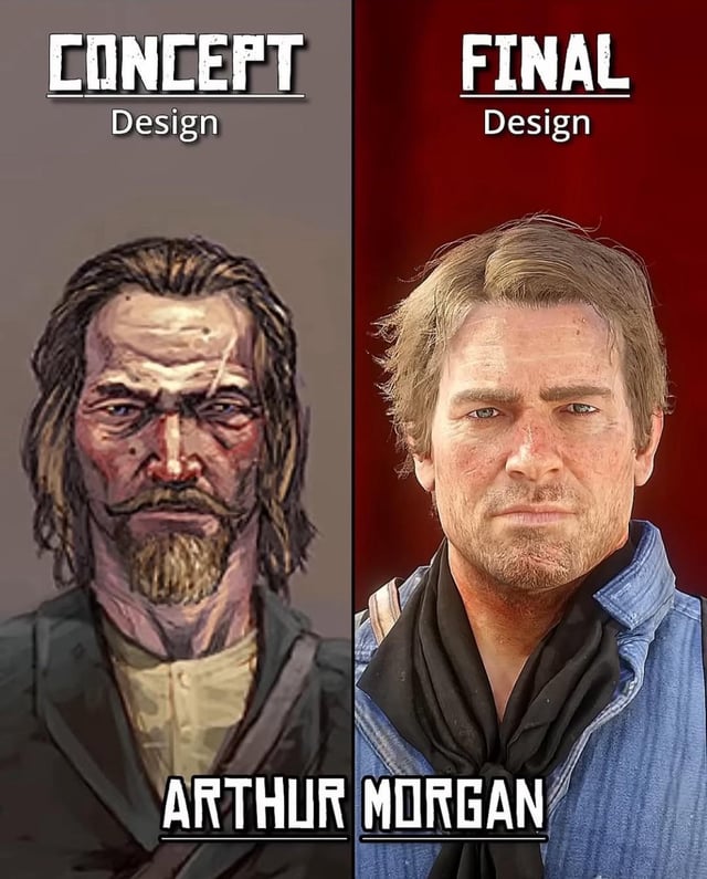 1000018653 آرتور مورگان قرار بود در بازی Red Dead Redemption 2 چهرهای زشتتر داشته باشد - گیمفا