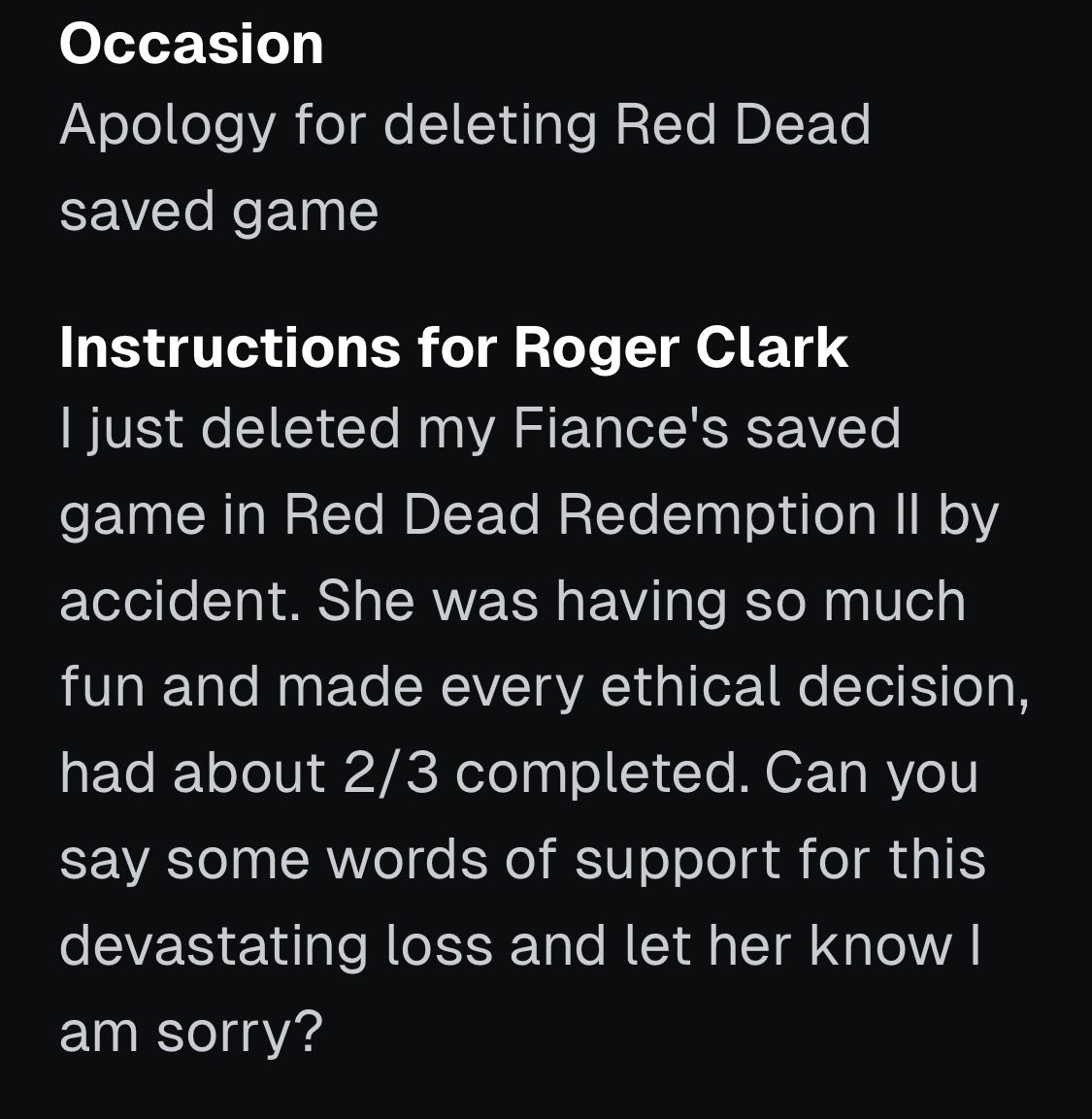 1000028175 صداپیشه Red Dead Redemption 2 به داد یکی از طرفداران رسید | گیمفا